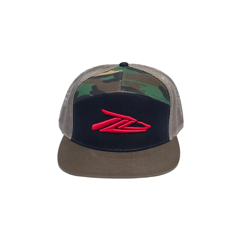 TLD Snap-Back - Camo/Red Logo Camo