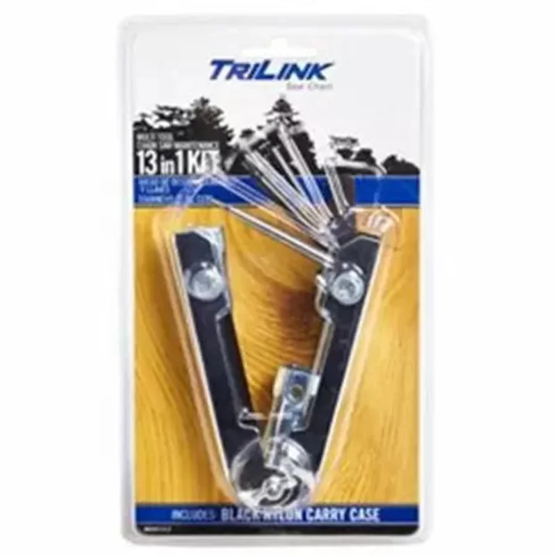 Trilink Saw Chain Chainsaw 13 in 1 Multi Tool Maintenance Kit-includes carry case