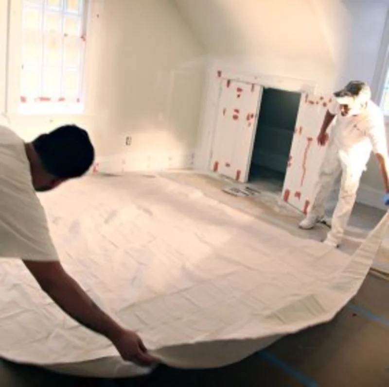 Trimaco Canvas Dropcloths 4-feet x 12-feet White