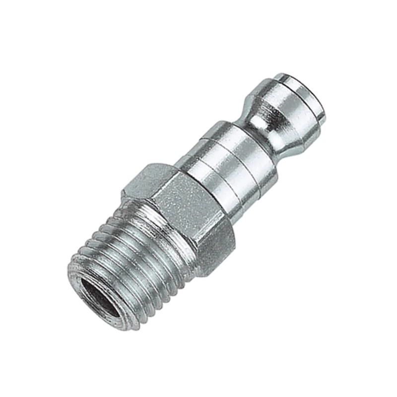 Tru-flate 3/8" T Design x 1/4" MNPT Steel Plug