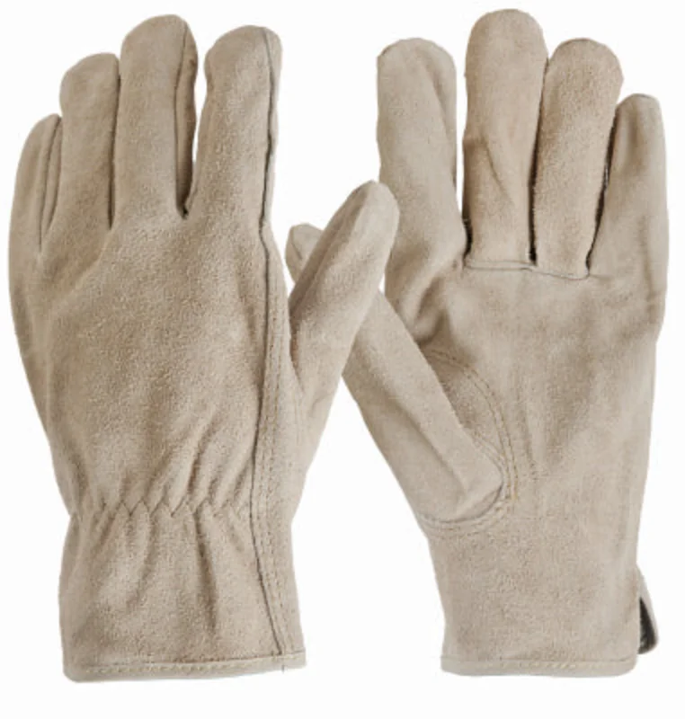 True Grip Suede Leather Work Gloves Mens Medium
