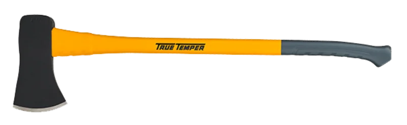 True Temper Toughstrike 3.5 Lb. Single Bit Michigan Axe, Fiberglass Handle
