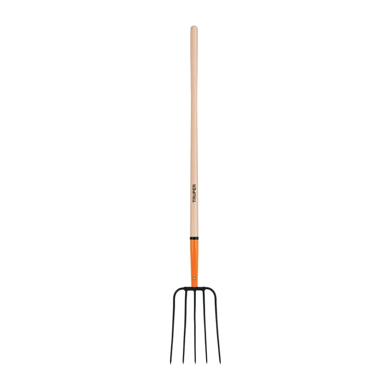 Truper ToolsStraw Pitchfork, 5 Tines, Long Handle 48"