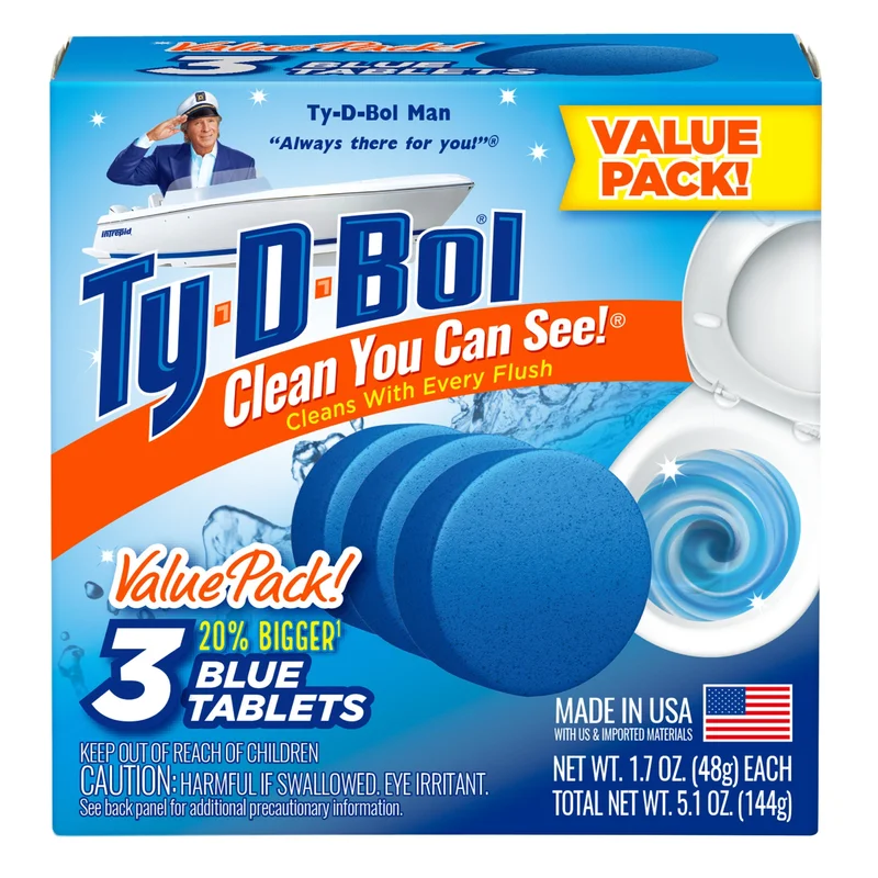 TyDBol Original Blue Tablet 1.4 oz Blue Blue