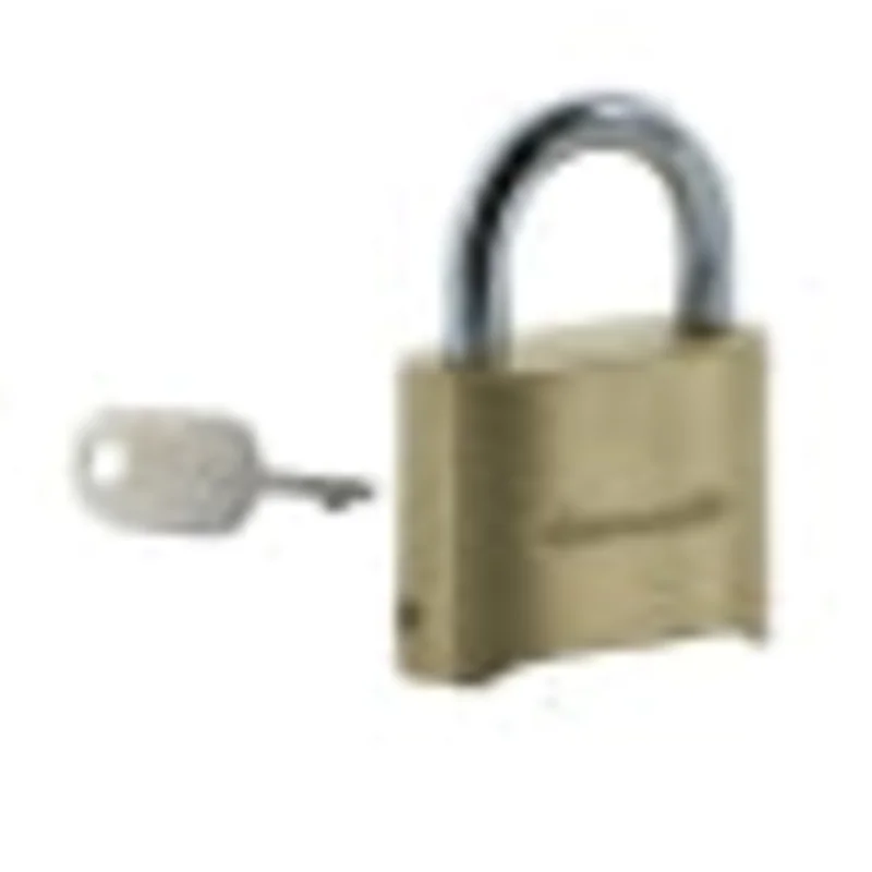 Ultra Hardware Brass 2" Padlock, Resettable 4-Dial Combination