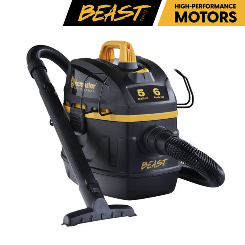 Vacmaster 5-Gallon 6 Peak Hp Beast Series Wet/Dry Vacuum Vfb511b 0202