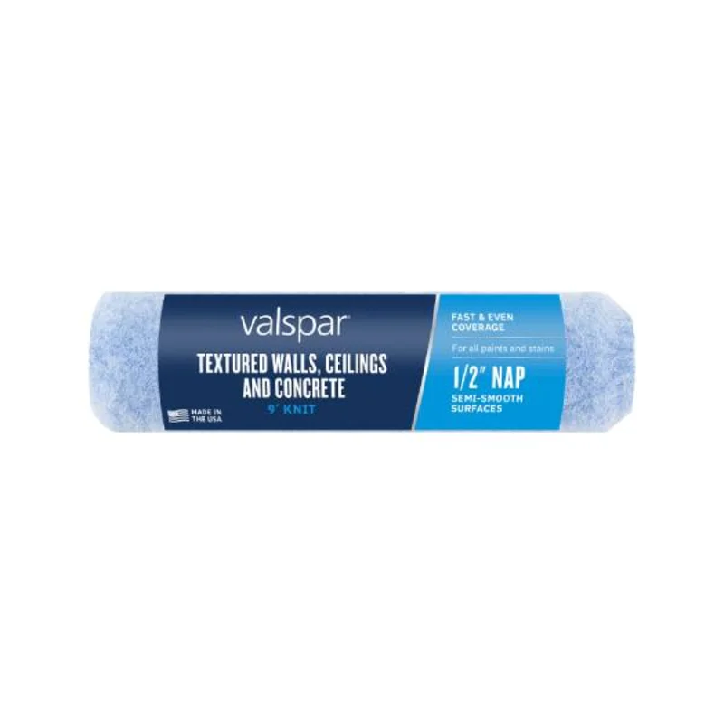 Valspar 9-in x 1/2-in Textured Walls, Concrete and Decks Knit Roller Cover
