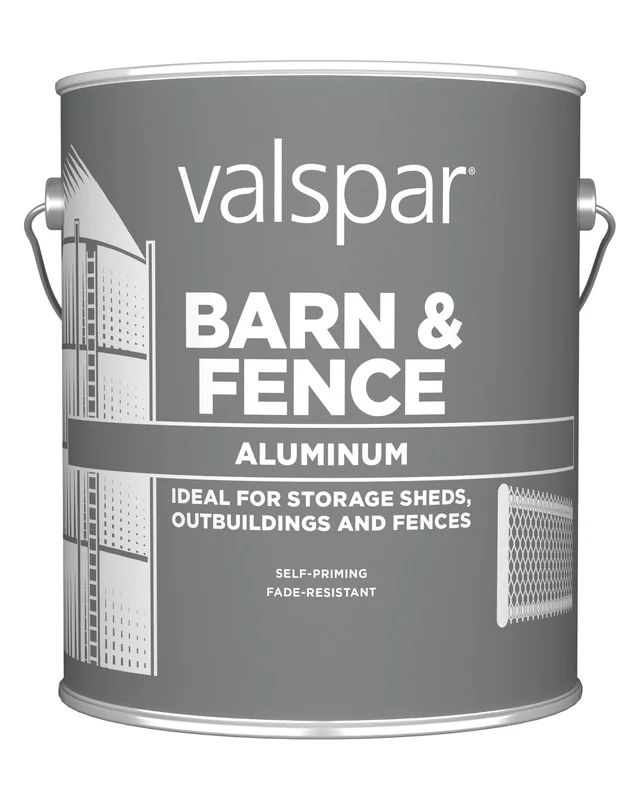 Valspar Barn & Fence Oil Aluminum Exterior Paint Gloss