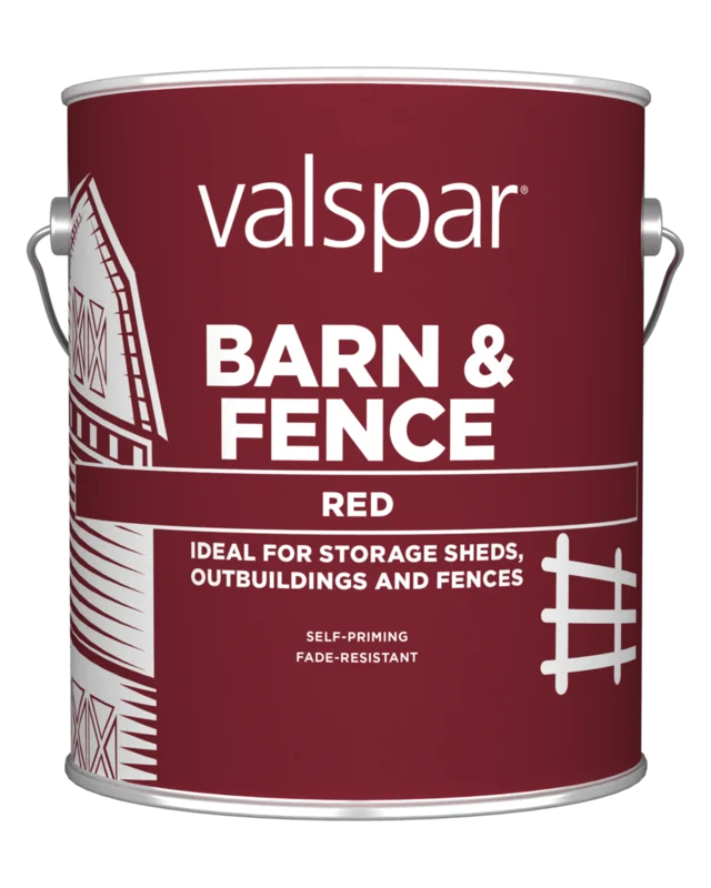 Valspar Barn & Fence Oil Exterior Paint Gloss Black