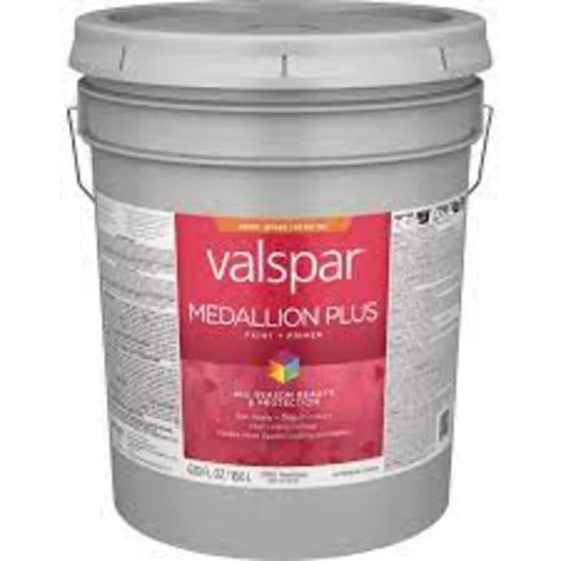 Valspar Medallion Plus Exterior Paint + Primer Semi-Gloss 5 Gallon Pastel Base Pastel Base