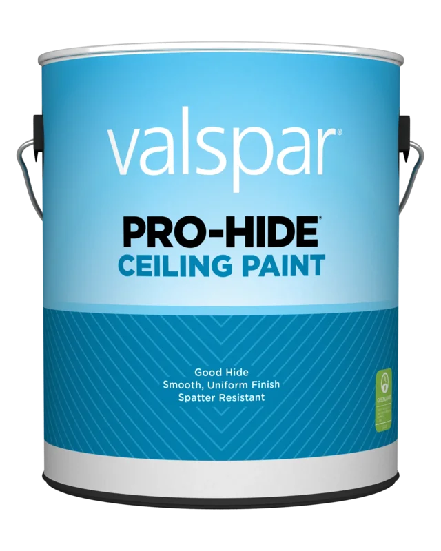 Valspar Pro-Hide Ceiling Paint Flat 1 Gallon White White