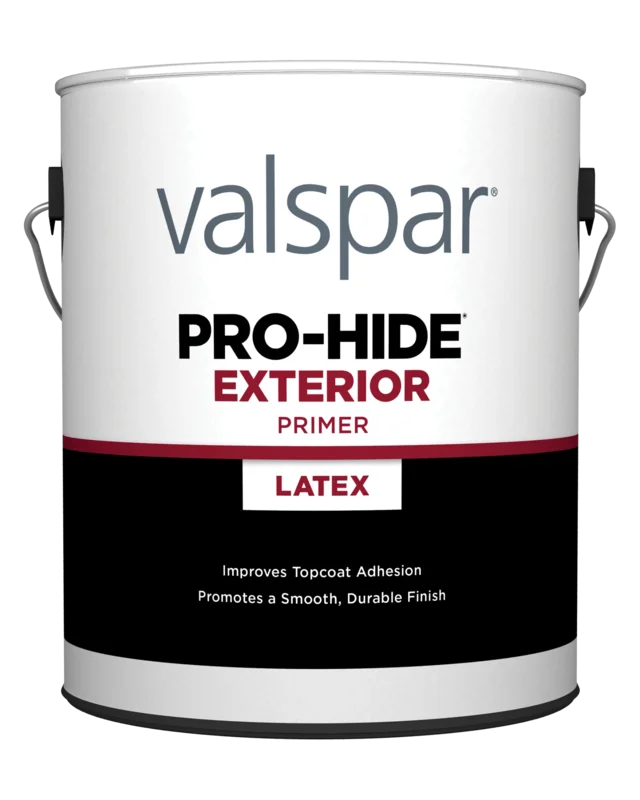 Valspar Pro-Hide Exterior Latex Primer 1 Gallon White White