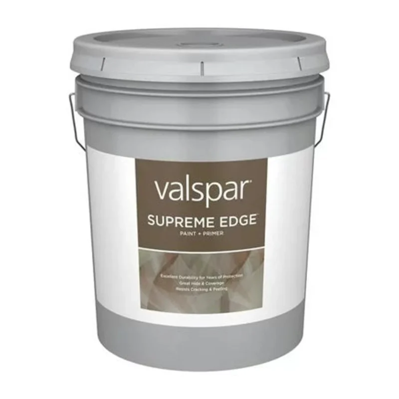 Valspar Supreme Edge Exterior Paint & Primer Semi-Gloss 5 Gallon Clear Base Clear Base