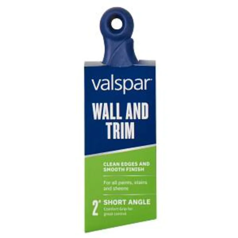 Valspar Wall and Trim Short Rubber Handle Angle 2-in Brush