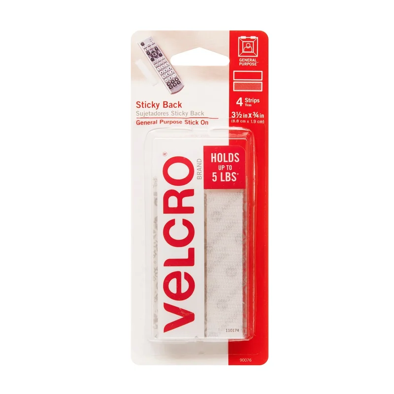 VELCRO BRAND STICKY BACK STRIPS White