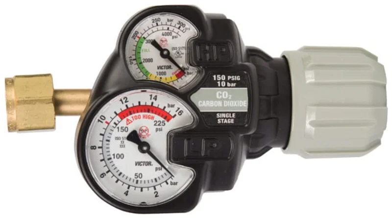 Victor Carbon Dioxide Regulator - Edge 2.0 ESS42 Heavy Duty 0781-3615