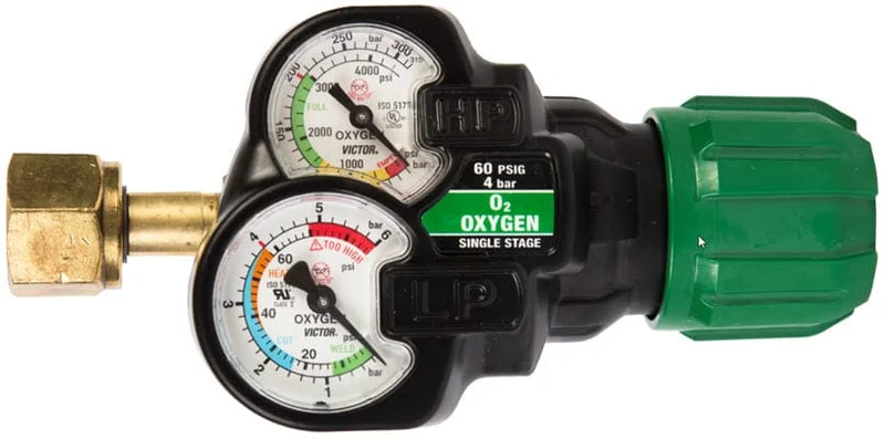 Victor Oxygen Regulator - Edge 2.0 ESS32 Medium Duty 0781-3627
