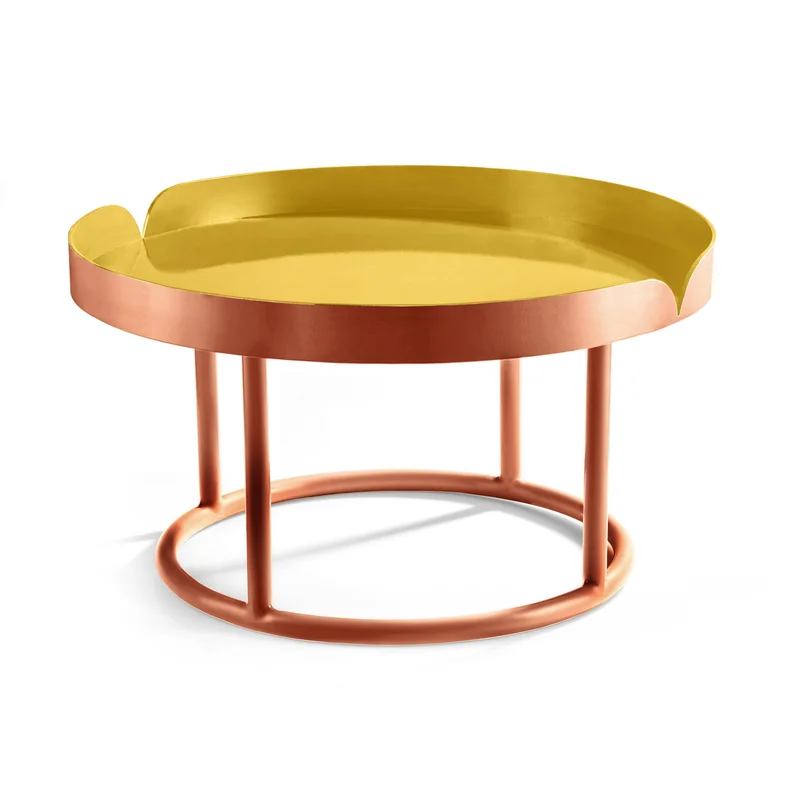 Victorias Coffee Table 1 moss green/pink sand