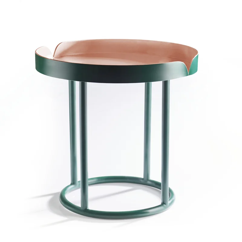 Victorias Coffee Table 3 moss green/pink sand