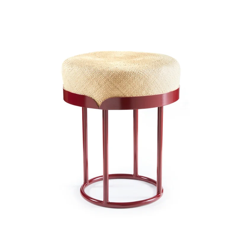 Victorias Pouf black grey