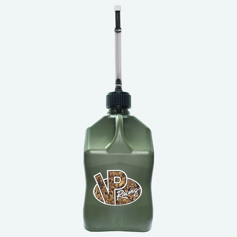 VP Racing Motorsport Container Utility Jug w/ Deluxe Hose Camo 5.5 Gallon