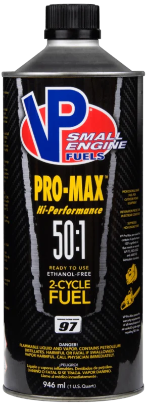 VP Racing ProMax 50:1 (97 Octane) Premix 2 Cycle Fuel For Small Engines 1 Qt.