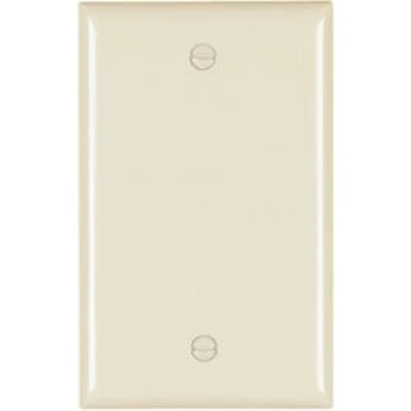 Wall Plate, Blank, Almond Nylon