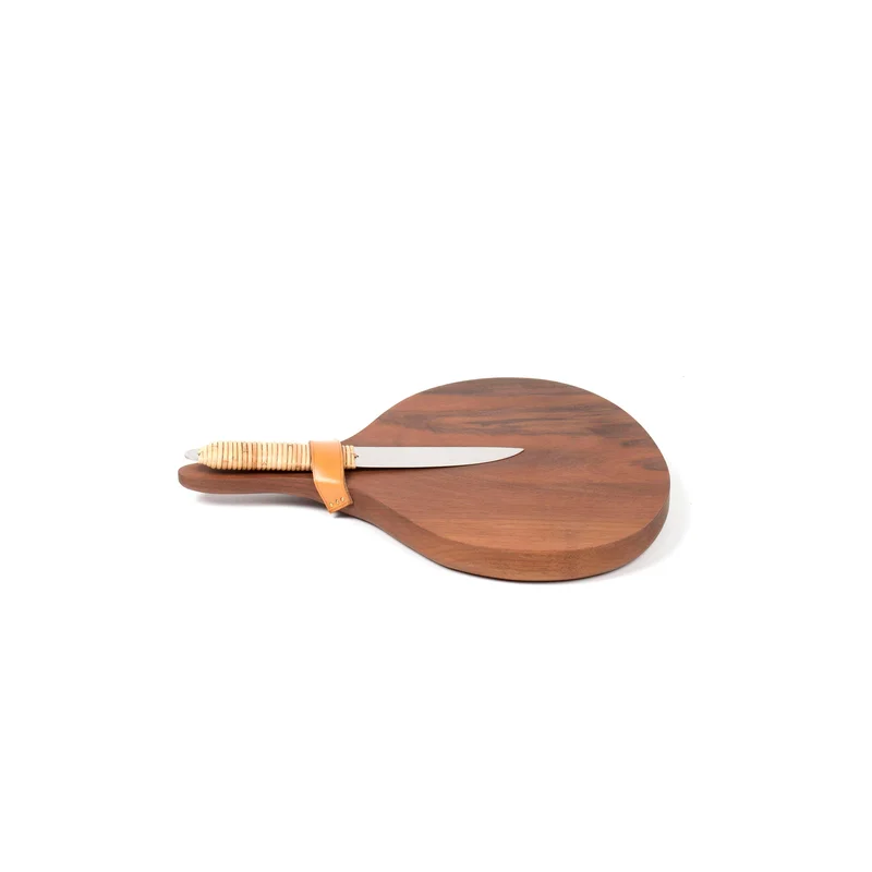 Walnut Board with Cheeseknife #4363-2
