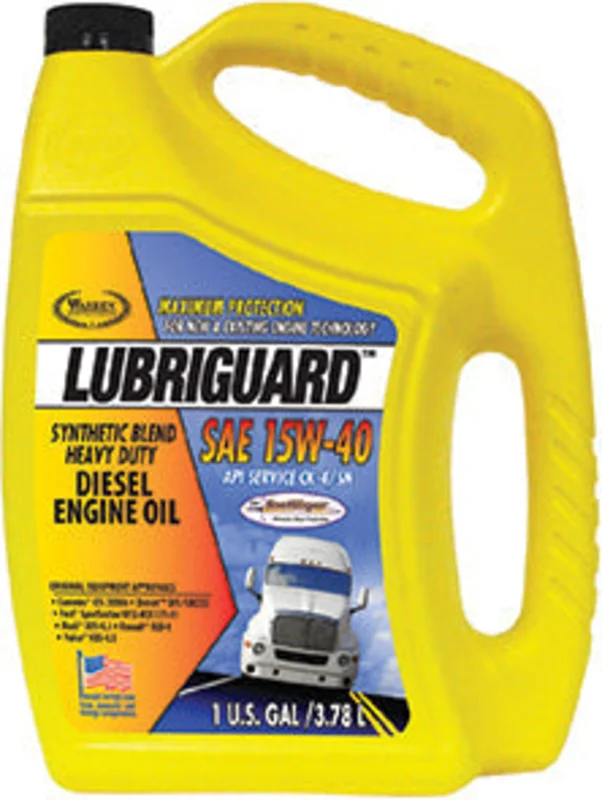 Warren Oil Lubriguard SAE 15W-40 CK-4/SN Synthetic Blend HD Diesel Engine Oil 1 Gallon