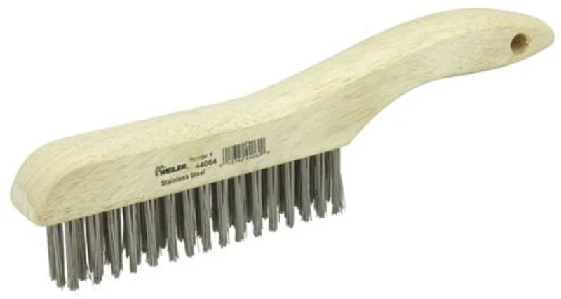 Weiler Scratch Brush - Shoe Handle Stainless 44064
