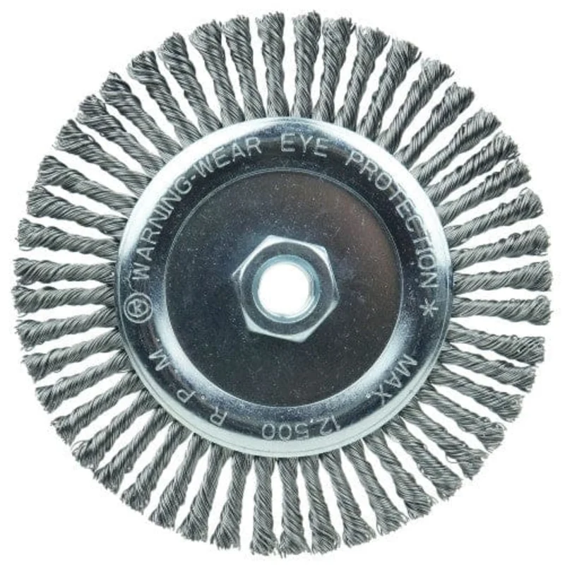 Weiler Stringer Bead Wheel - 6" Steel 08766