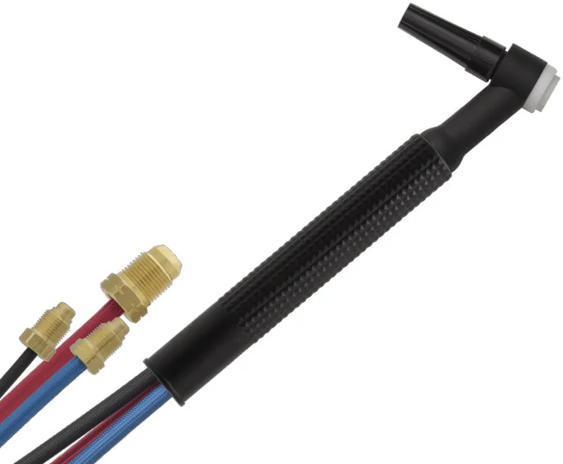 Weld-Forge 250 Amp Water-Cooled Flexible TIG Torch - 25 ft. Braided Rubber 20F-25-R