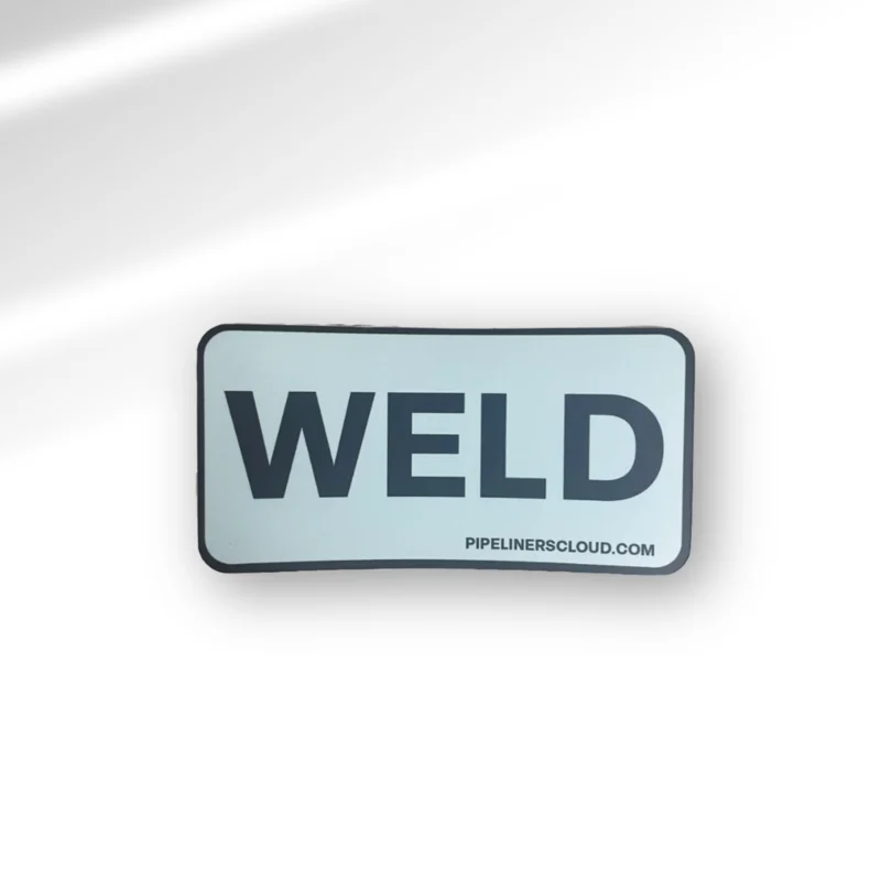 WELD STICKER BLUE