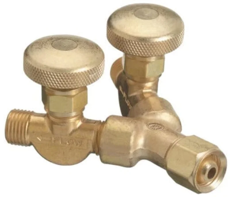 Western Acetylene/Fuel Gas "Y" Connection w/Valves 112K