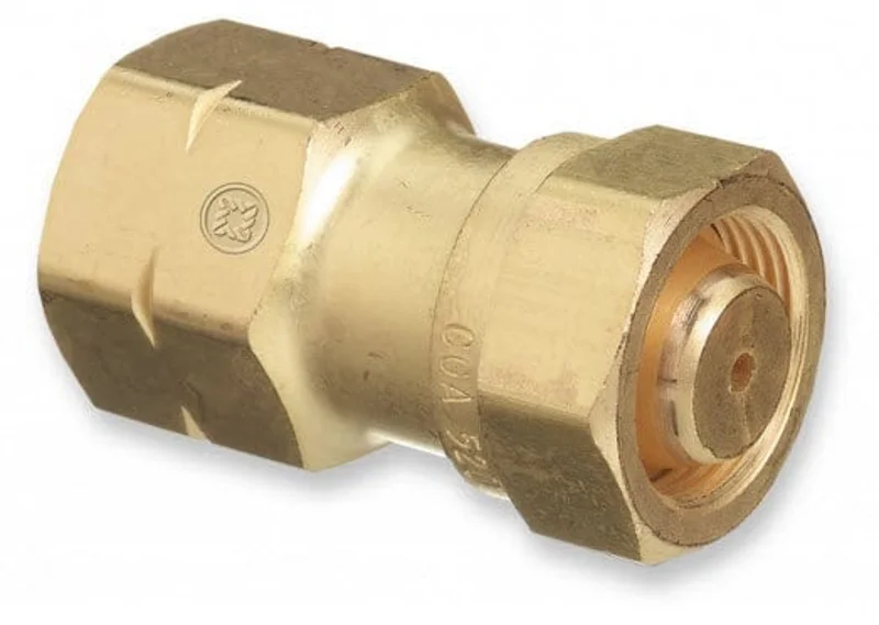 Western CGA-520 (B) to CGA-510 (POL) Acetylene Cylinder Adapter 317