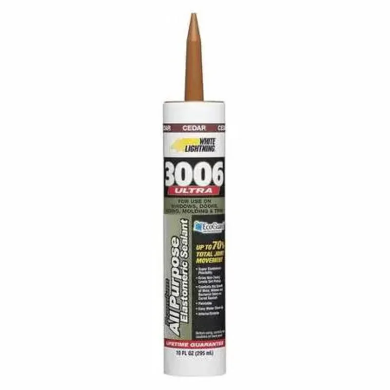 White Lightning 10 oz. Cedar 3006 Ultra All Purpose Elastomeric Sealant Cedar
