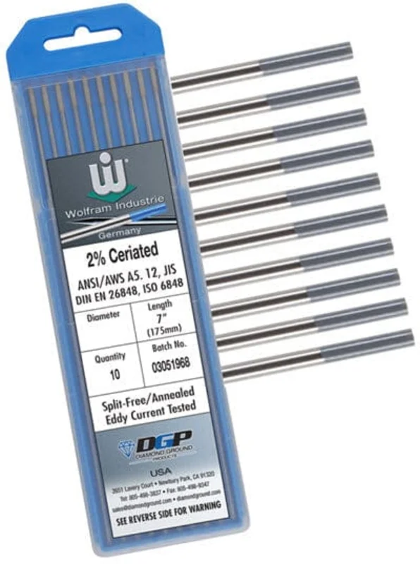 Wolfram 2% Ceriated Tungsten Electrode