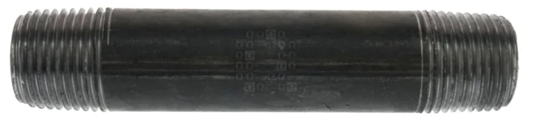 World Wide Sourcing Black Schedule 40 Pipe Nipple