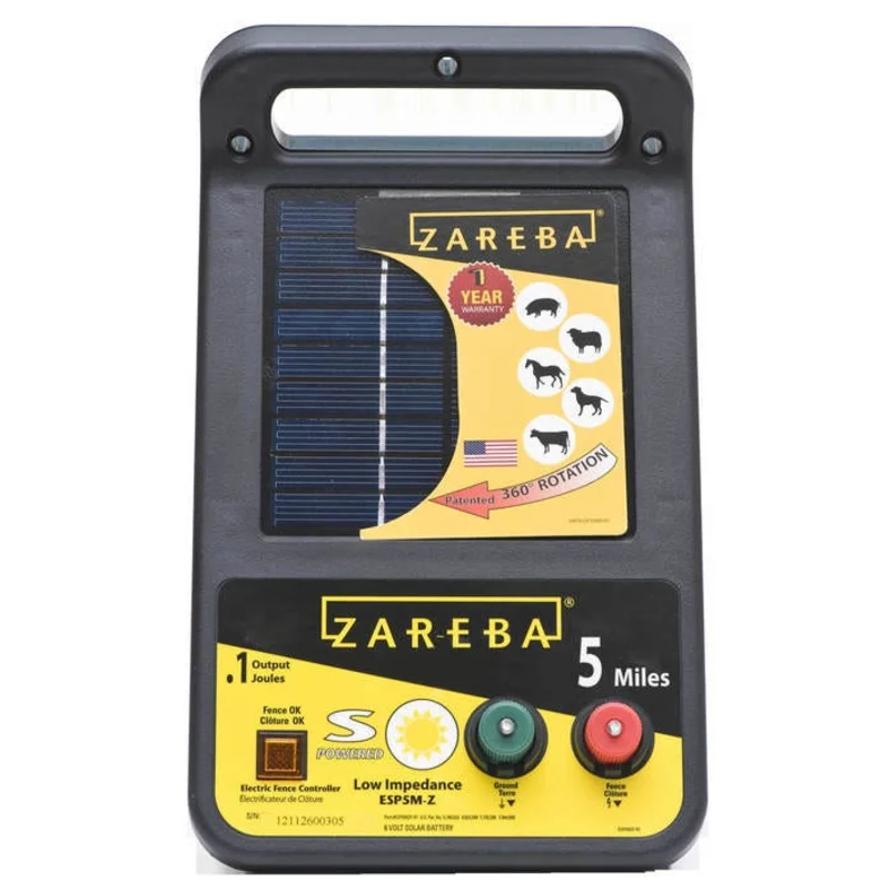 Zareba 5 Mile Solar Low Impedance Fence Charger