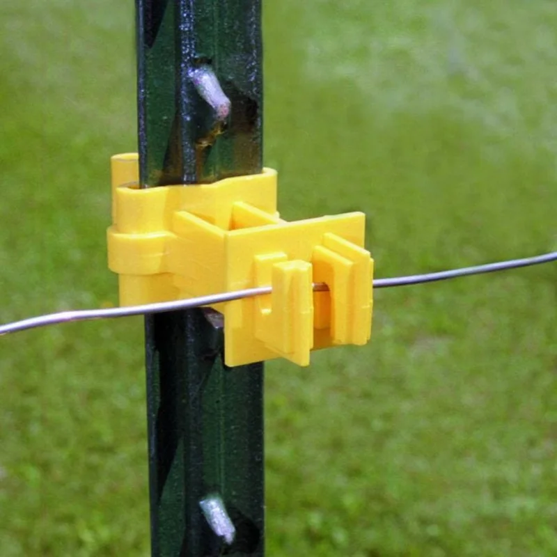 Zareba Yellow Snap-On 2-inch Extender T-Post Insulator Yellow