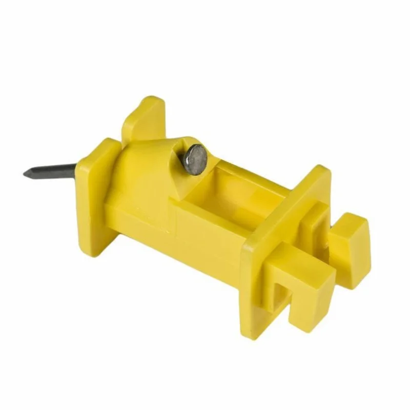 Zareba Yellow Wood Post Insulator - 1-Pack