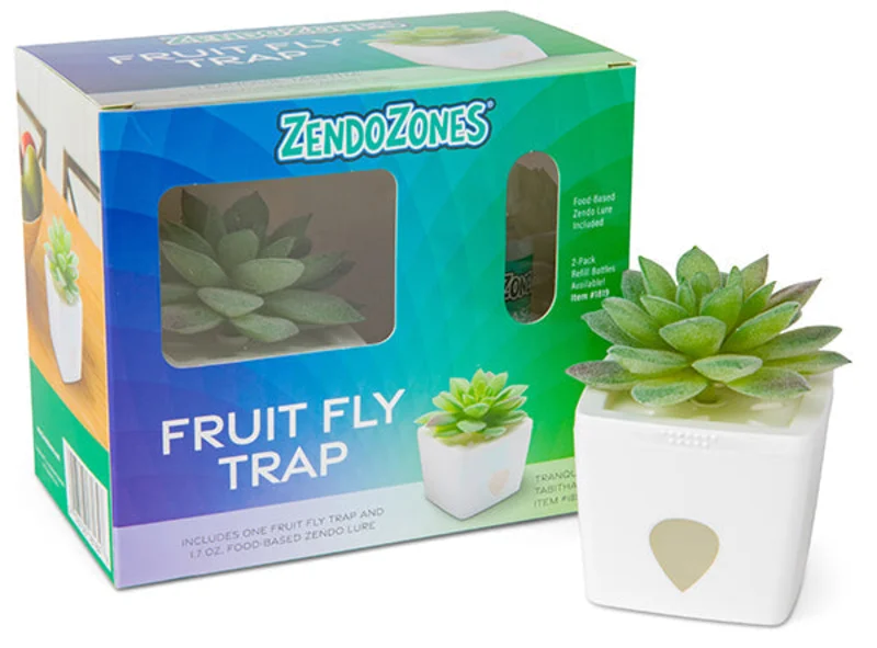 ZendoZones Fruit Fly Traps Tranquil Tabitha White