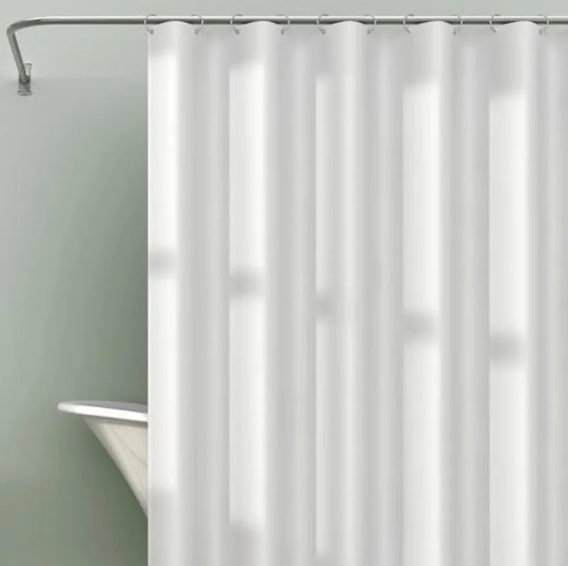 Zenna Home PEVA Heavy Weight Shower Curtain Liner White - 272117